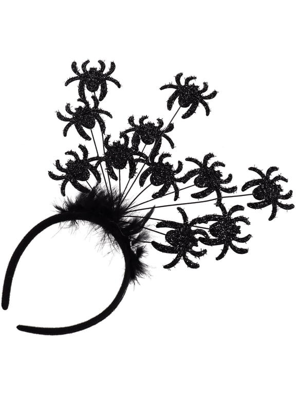 Black Spider Headband Felt Cosplay Costume Props for Decoration