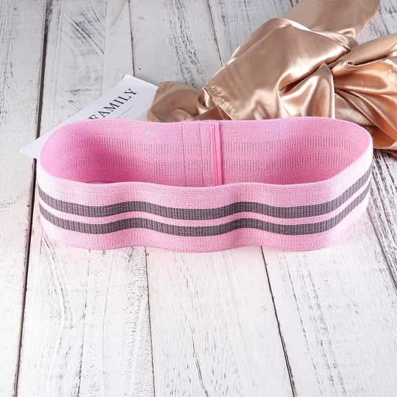 SWETRACE Pink Cotton Hip Fitness Band for Women Gym Band for Hip and Elastic Belts 1Pcs