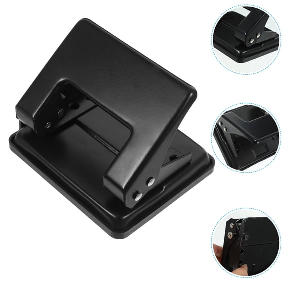 SWETRACE Portable 2 Hole Puncher Heavy Duty Paper Punch Planner Hole Punch Card Stock For Diy