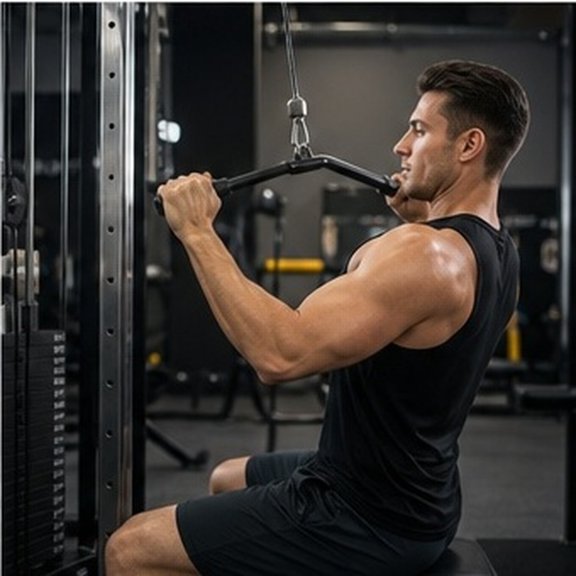 SWETRACE Portable Black Bicep Tension Bar Pull Down Rod for Strengthening Grip and Arm Muscles