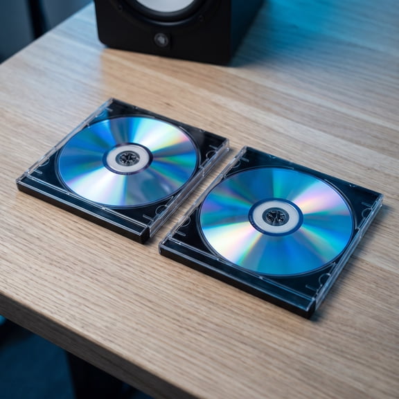 SWETRACE Printable Blank DVD-R Discs with Cases, 2 Sets for Recording Files and Preserving Media
