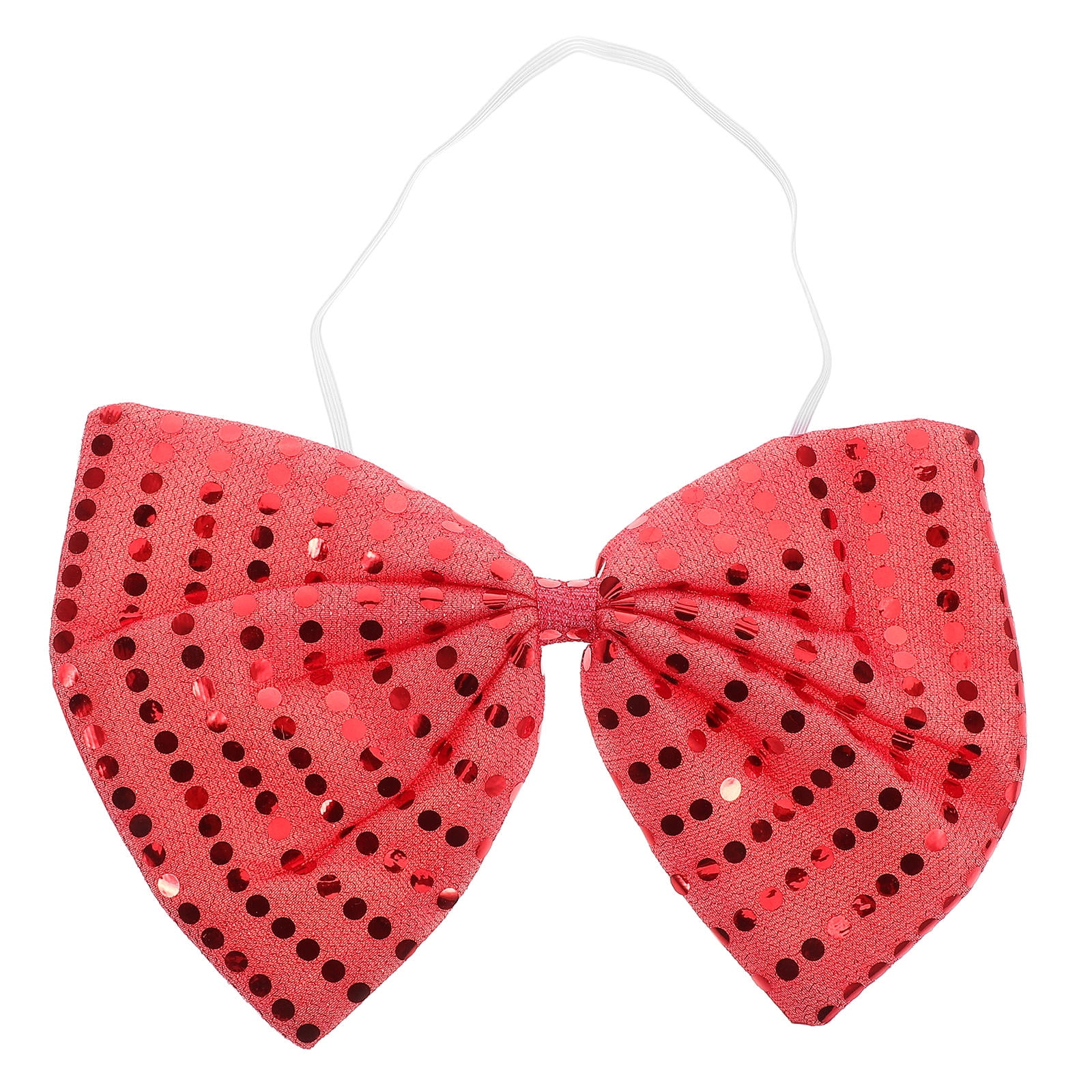 red sequin bow ties
