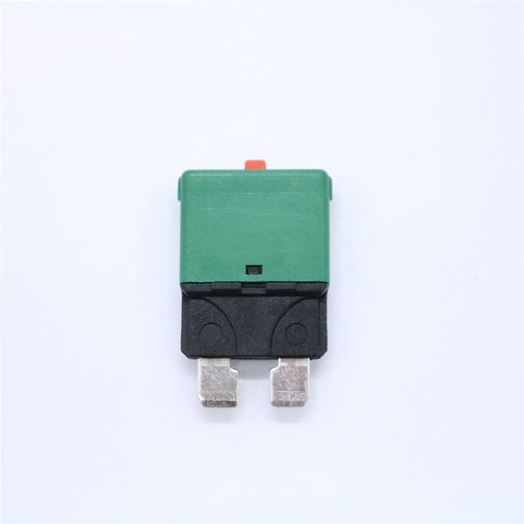 SWETRACE Resettable Blade Fuse Green Circuit Breaker with Tin Plated Brass Alloy Terminal