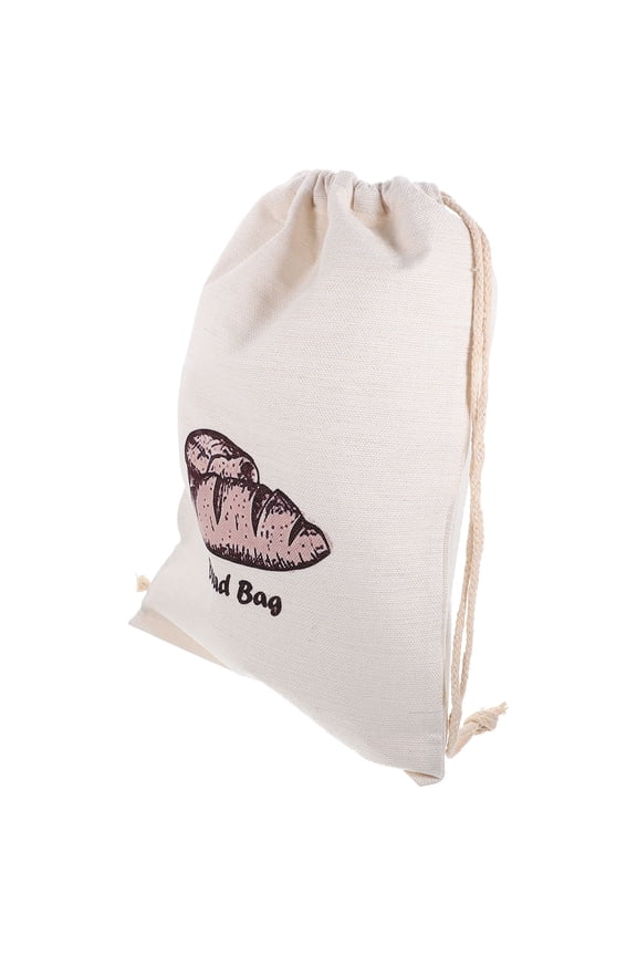 Reusable Food Storage Bags Linen Bread for Family Use 1Set