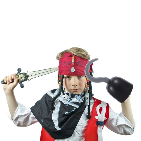 SWETRACE Reusable Plastic Pirate Hook for Pirate Cosplay and Decor