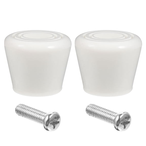 SWETRACE Roller Skates Brake Stopper 4Pcs White Pu for Anti Slip and Fast Stopping