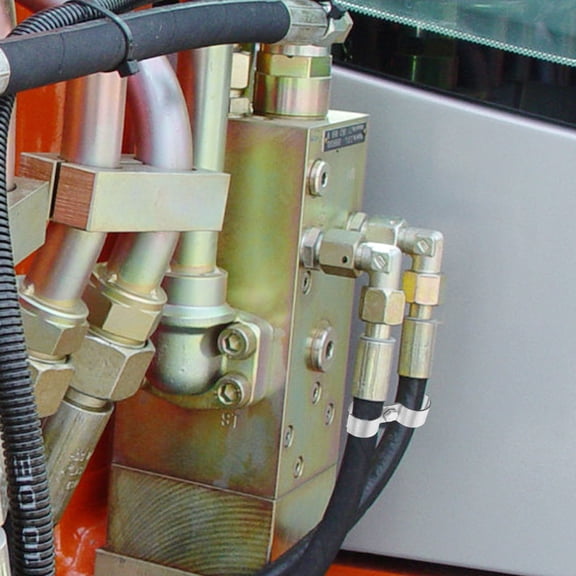 SWETRACE Silver Galvanized Iron Double Pipe Clamp 1Pack for RV Yacht Boat Accessories Secure Holding