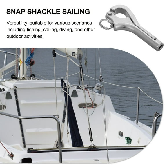 SWETRACE Silver Hook 1Set for Sailing and Boating Goose Head Shape Hardware