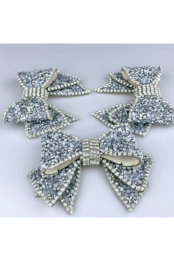 Silver Shoe Jewelry Charm Elegant Decoration of Pumps, Weddings and Special Occasions 2pcs