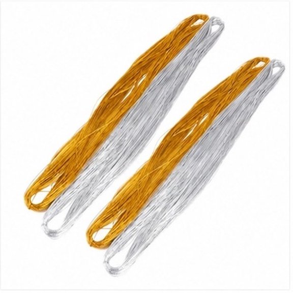 SWETRACE Silver Wrapping Threads 100 Meters Textile Invitation Tag Line