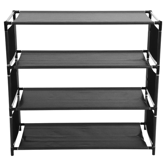 SWETRACE Shoe Rack Organizer with Galvanized Steel Storage Shelf for Garage and Entryway, 1 Set