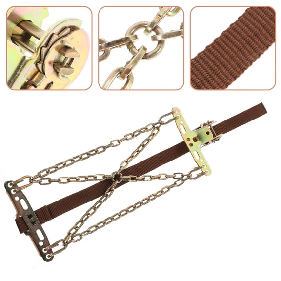 SWETRACE Snow Chains for Car 1Pcs Steel Anti Skid for Sand Road 34*15cm