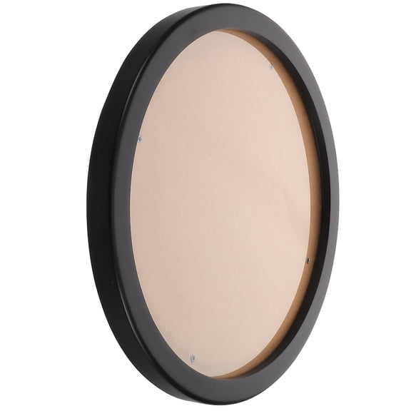 SWETRACE Black Circular Picture Frame Solid Wood for Home Stylish and Versatile