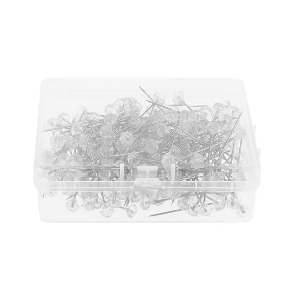 SWETRACE Straight Pins 200Pcs for Pins for Sewing in Crafts and Sewing Projects Transparent
