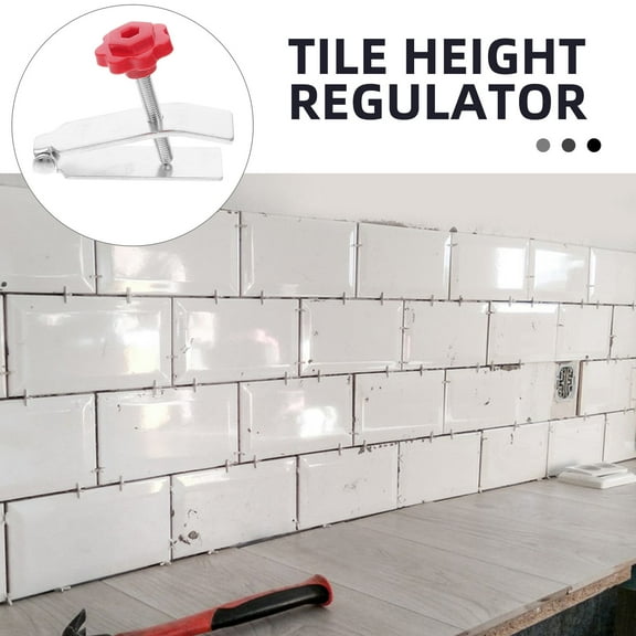 SWETRACE 2-Piece Adjustable Metal Tile Leveling System for Wall and Floor Tiles, Easy Installation and