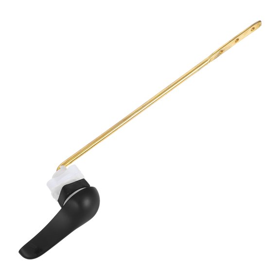SWETRACE Toilet Lever Set in Black Copper Alloy, Toilet Replacement Handle for Bathroom Fixtures and Decor