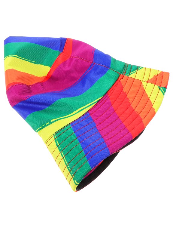 Unisex Bucket Hat Cotton Blend Material Lightweight Breathable Sun Protection Hat for Vacation Multi