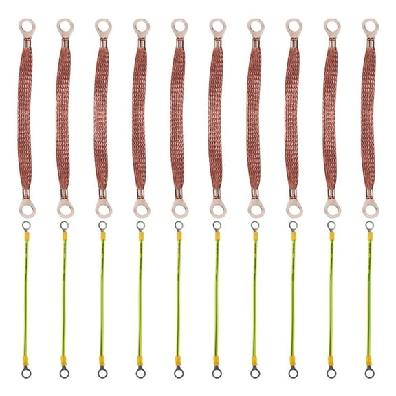 SWETRACE Braided Ground Strap Roll Assorted Color 20Pcs