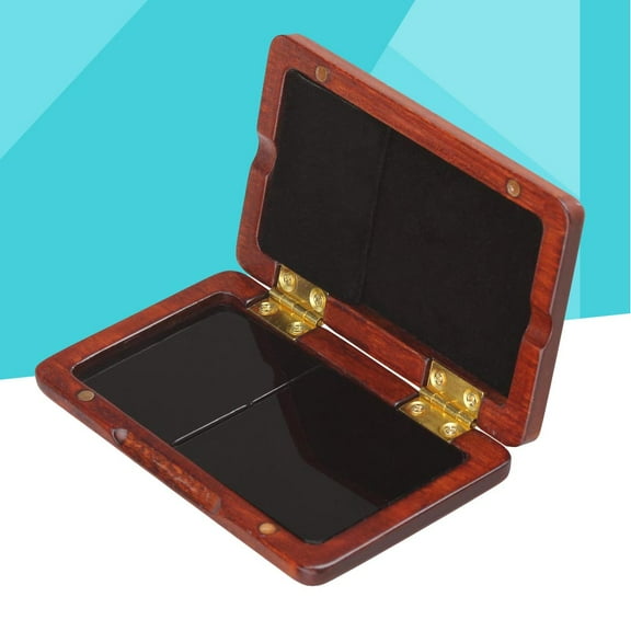 SWETRACE Moisture-Resistant Wooden Reed Case for Saxophone and Clarinet, Red Color, 1 Set Protective Storage Box