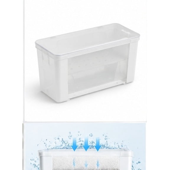 SWETRACE White Hanging Fish Tank Filter with Multi Layer System for Home Aquariums