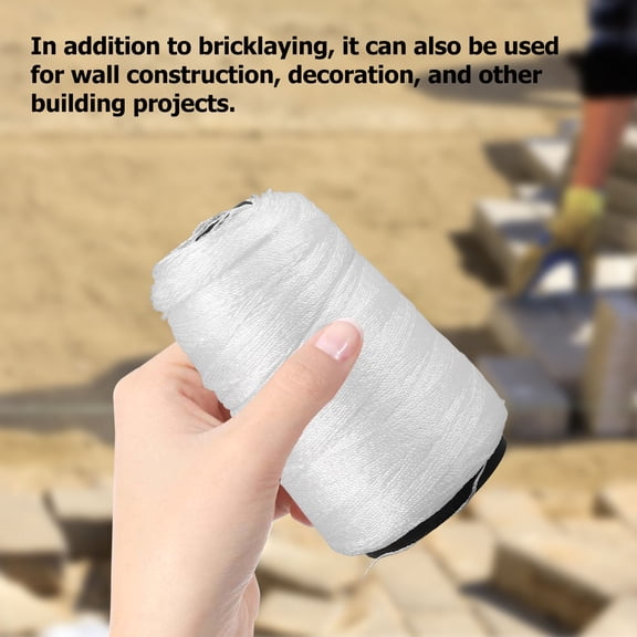 SWETRACE White Nylon Twine for Hanging Items, Wear Resistant String for Masonry and Outdoor Use