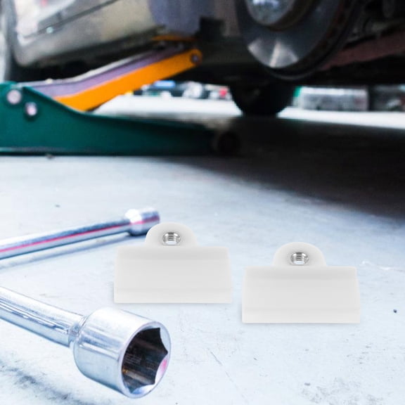 SWETRACE White Plastic Window and Door Glass Channel Clips 2 Pieces for Projects and Professional Installation