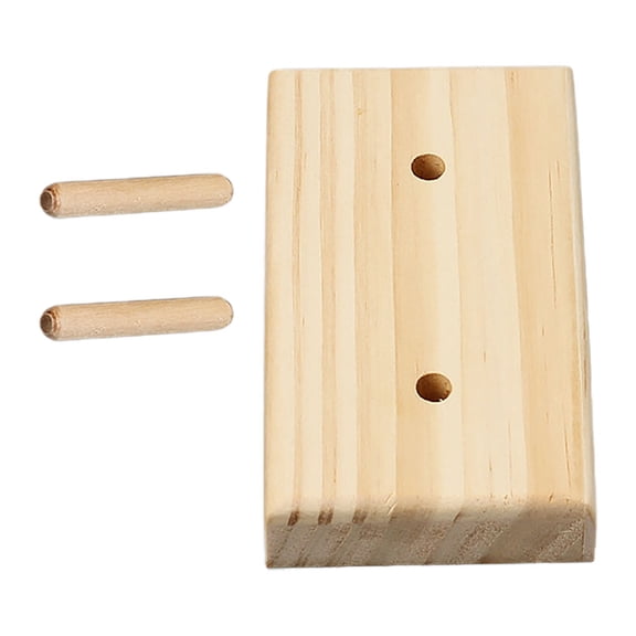 SWETRACE Wire Spool Rack Pine Wood Thread Holder Light Yellow 1Pack