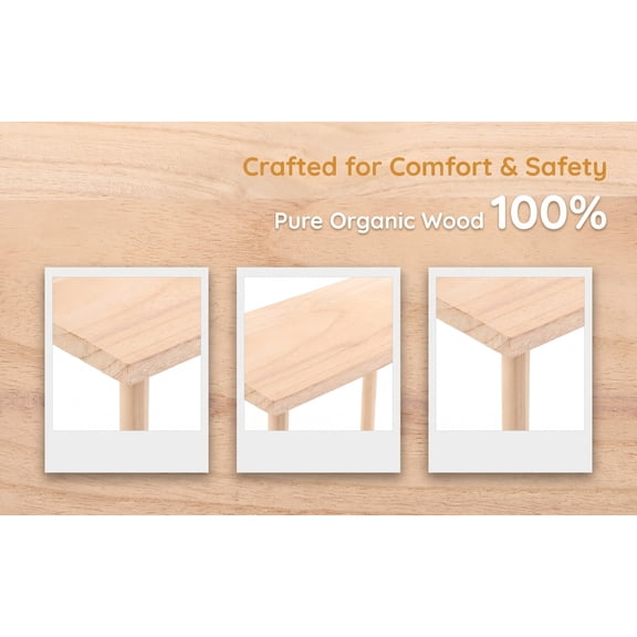 SWETRACE Wooden Hamster Cage Platform, Small Animal Resting Shelf, Climbing Perch for Degu, Gerbil, Mouse and Small Pet Habitats