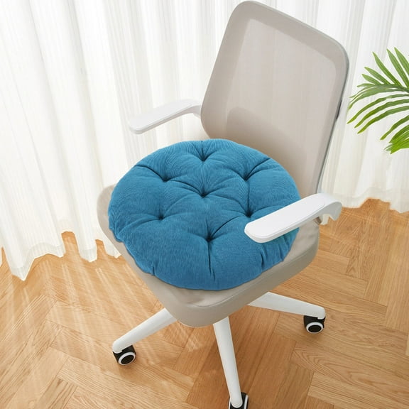 SWETRACE Floor Sitting Mat Pressure Relief Cushion Blue Cotton 1Pack 16.70X16.70X2.95in