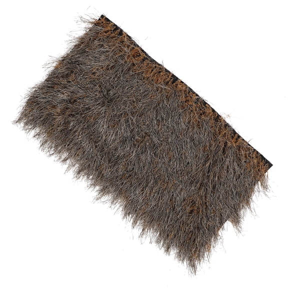 SWETRACE Simulated Thatch Roof Panel Grey Plastic Artificial Thatch Grass Rustic Style for Outdoor Decor 1 Pack