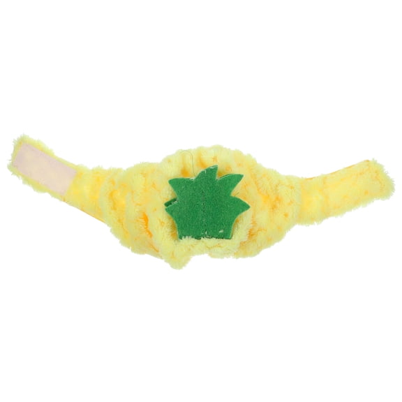 SWETRACE cat hat Plush Yellow Pineapple Pet Costume Headgear for Cats and Small Dogs