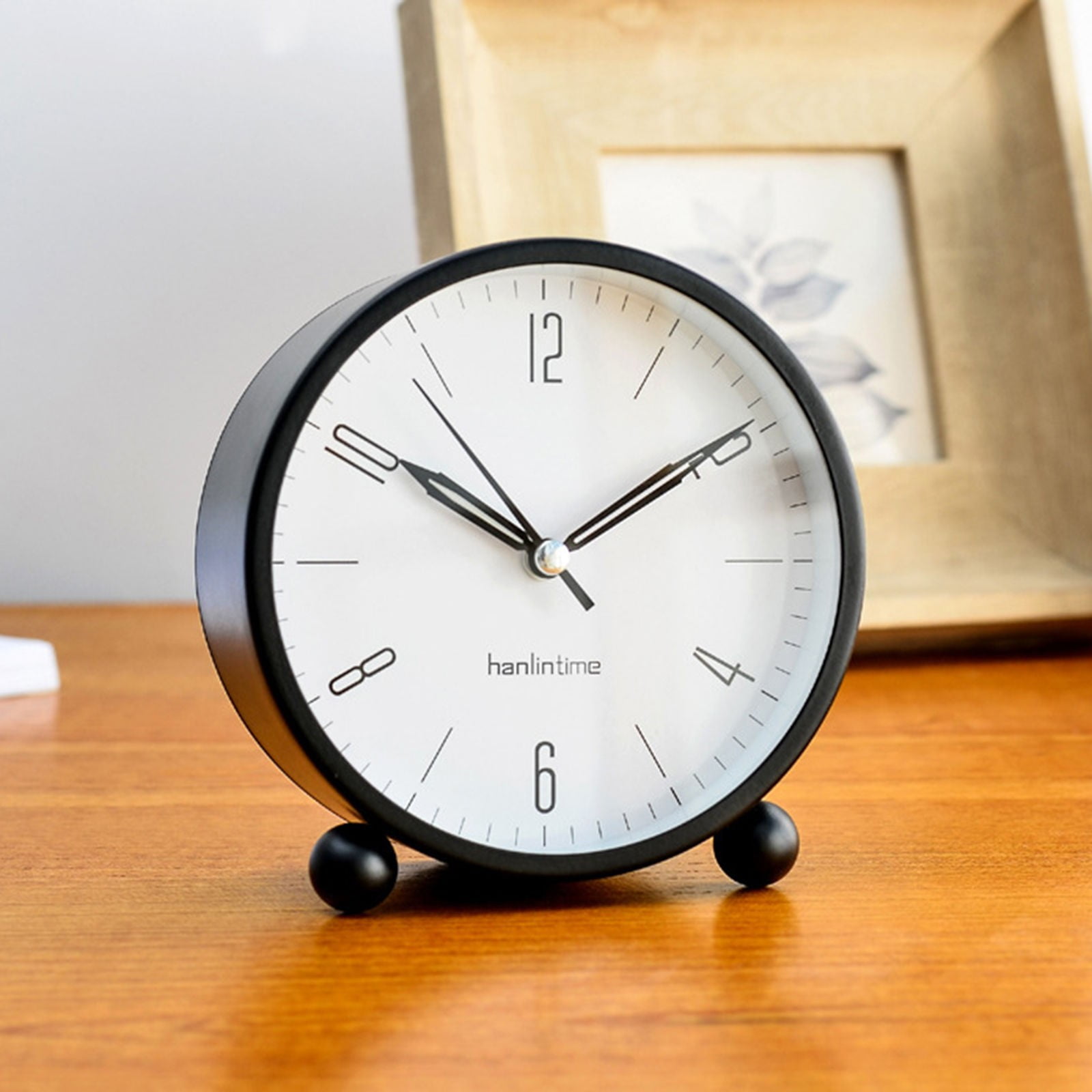 SWFSZGL Home Products Modern Silent Sweep Alarm Clocks Bedside Non