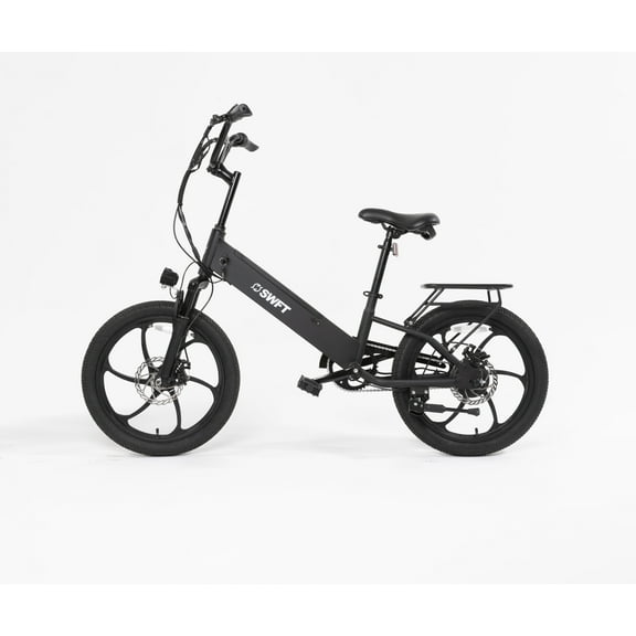 SWFT R.X Electric Lightweight Bike for Adults- 25 Miles Max Range, 20mph Max Speed, 20 Tires, 3 Level Pedal Assist, LED