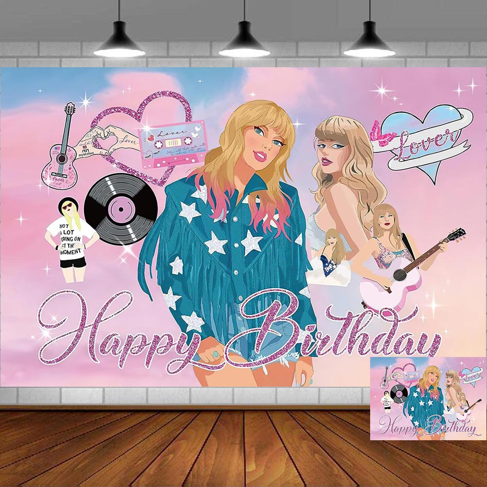 SWIFT Backdrop Banner Party Supplies Poster Movie Theme Background for ...