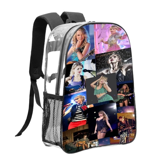 SWIFT Pattern Transparent Backpack Lightweight And fashionable Showcasing Personality And Leading The Trend