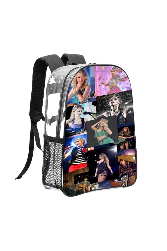 SWIFT Pattern Transparent Backpack Lightweight And fashionable Showcasing Personality And Leading The Trend