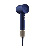 Laifen Swift Premium Hair Dryer, 110,000 RPM Ionic Blow Dryer, Bag & Attachments-Navy Blue