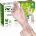 thumbnail image 1 of SWIFTLITE Disposable Vinyl Gloves, Food Safe, Latex-Free Powder-Free Clear Plastic Gloves for Cooking, House Clean, Food Prep (200, Small), 1 of 10