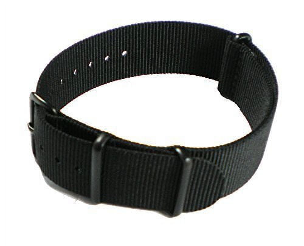 SWIGEN USA Adjustable Nylon Canvas, Wristwatch Band, 18mm