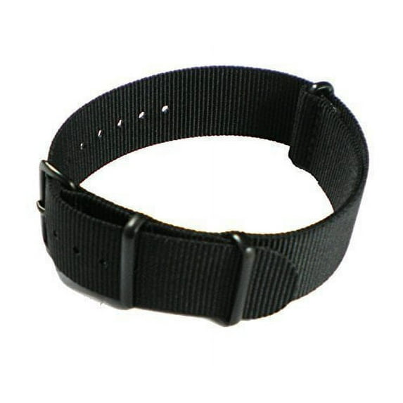 SWIGEN USA Adjustable Nylon Canvas, Wristwatch Band, 18mm