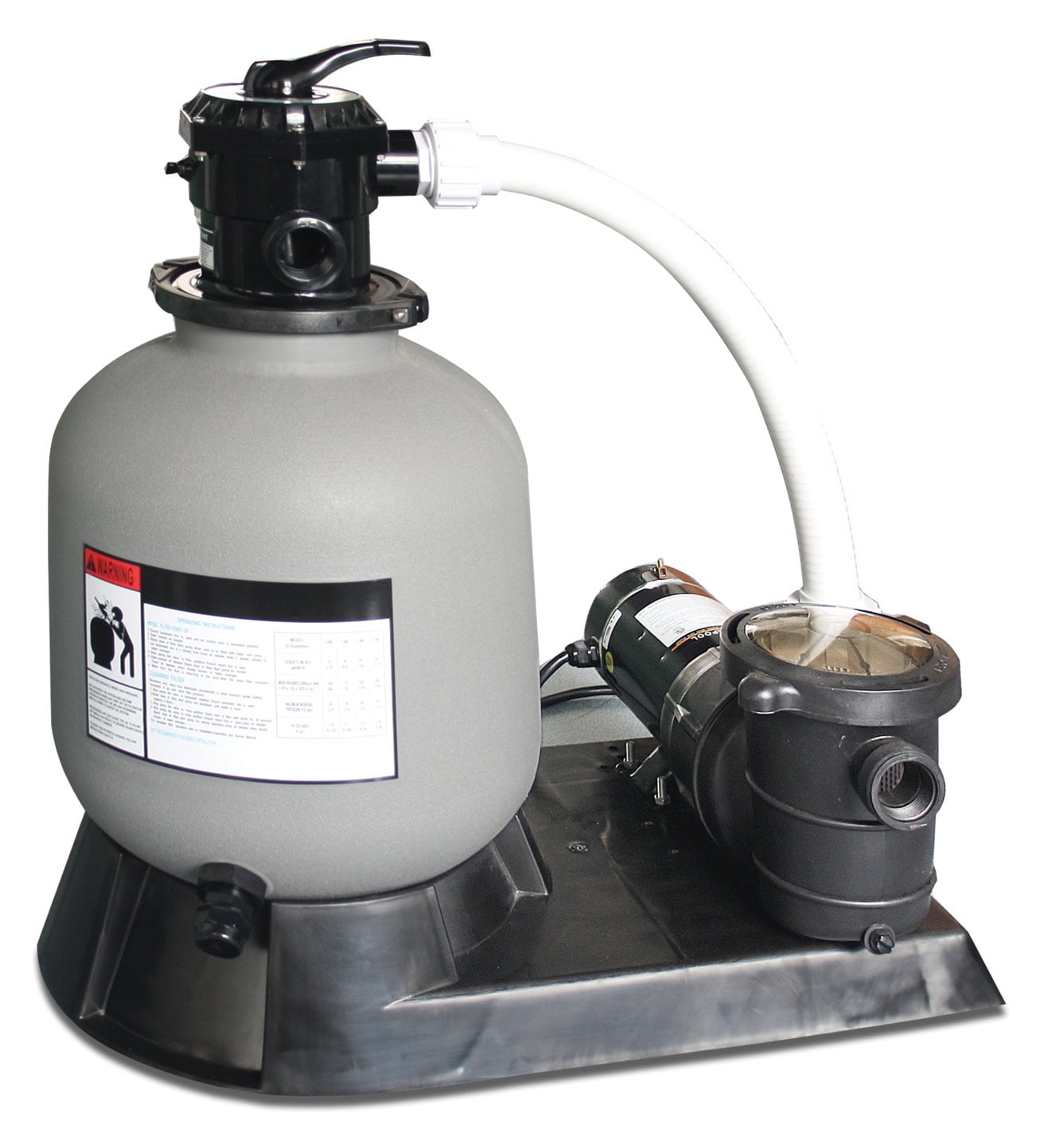 Swimline Hydrotools 22-Inch Sand Filter Pump, 4980 GPH, 1.2 THP, Up To ...