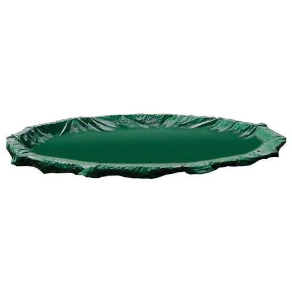SWIMLINE HYDROTOOLS Ripstopper Professional Winter Pool Cover For Above Ground Swimming Pools | For 15 FT Round Pools | 19 FT Cover Size | Green / Black | Winch & Cable Included | RIG15