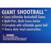 SWIMLINE Inflatable Pool Basketball Hoop Floating Or Poolside Game Giant Shootball Multiple Scoring Ports For Kids & Adults Swimming Splash Hoops With Water Basketball Pools Toy Outdoor Summer Hoops