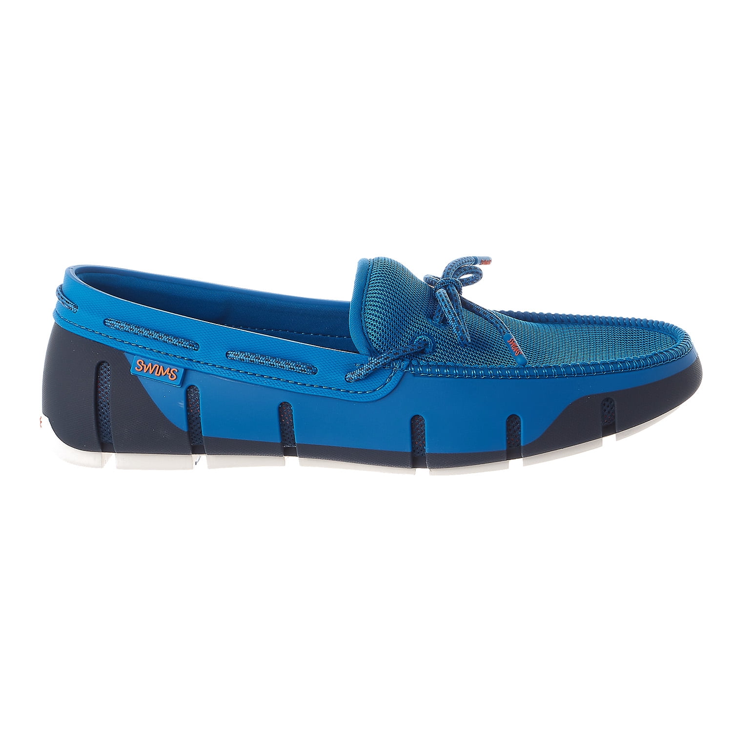 SWIMS Stride Lace Loafer - Blue/Navy/White Fleck - Mens - 12 