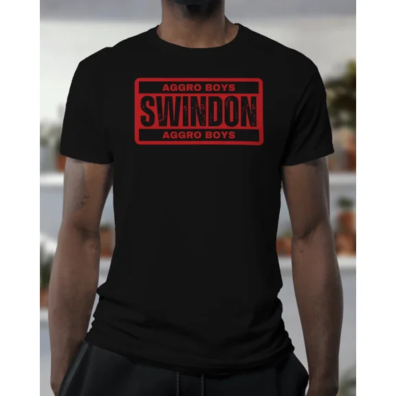 SWINDON Aggro Boys T Shirt | Swindon Town Hooligans Robins County Wiltshire