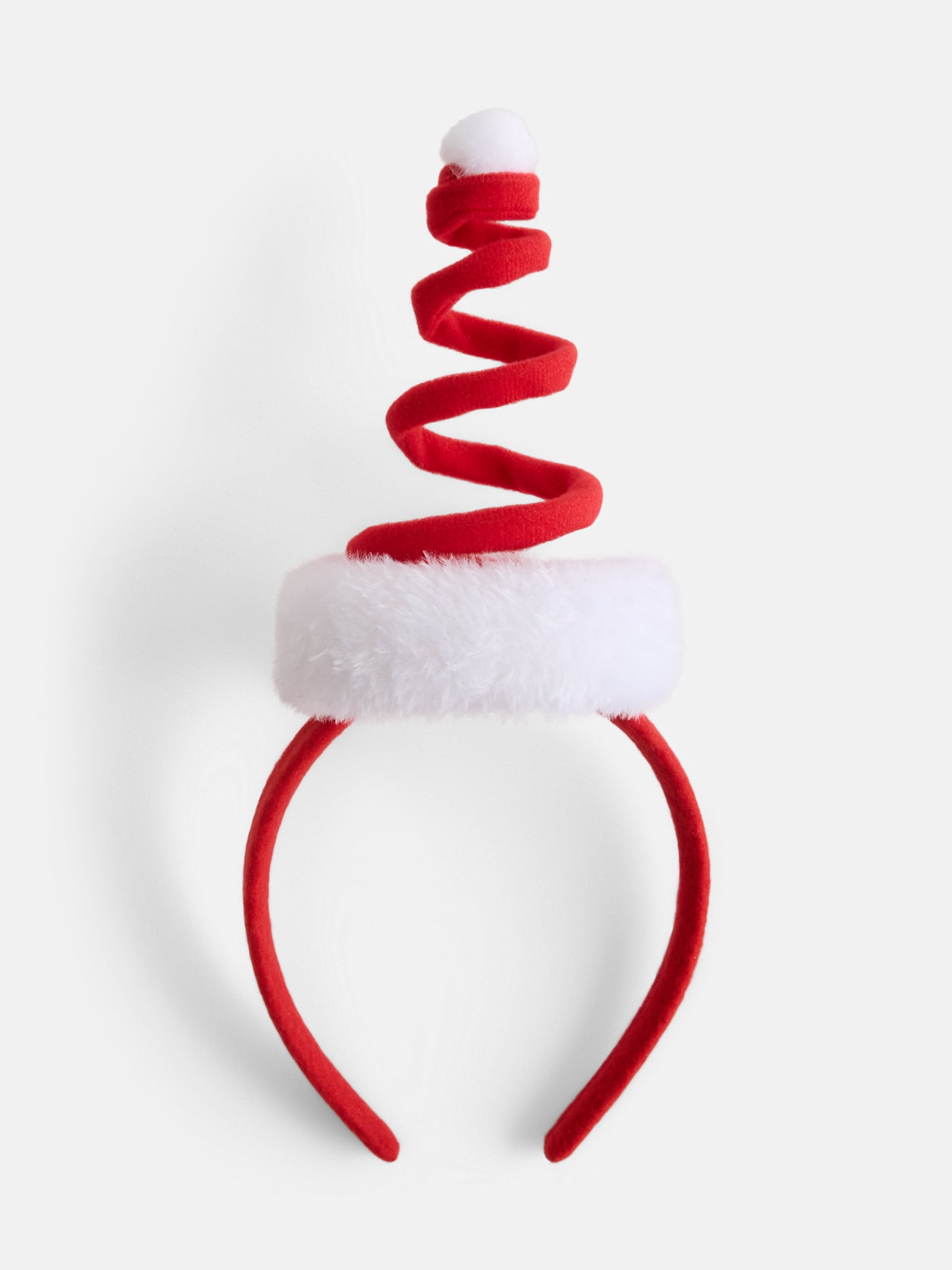 Holiday Time Women's Swirl Santa Hat Headband