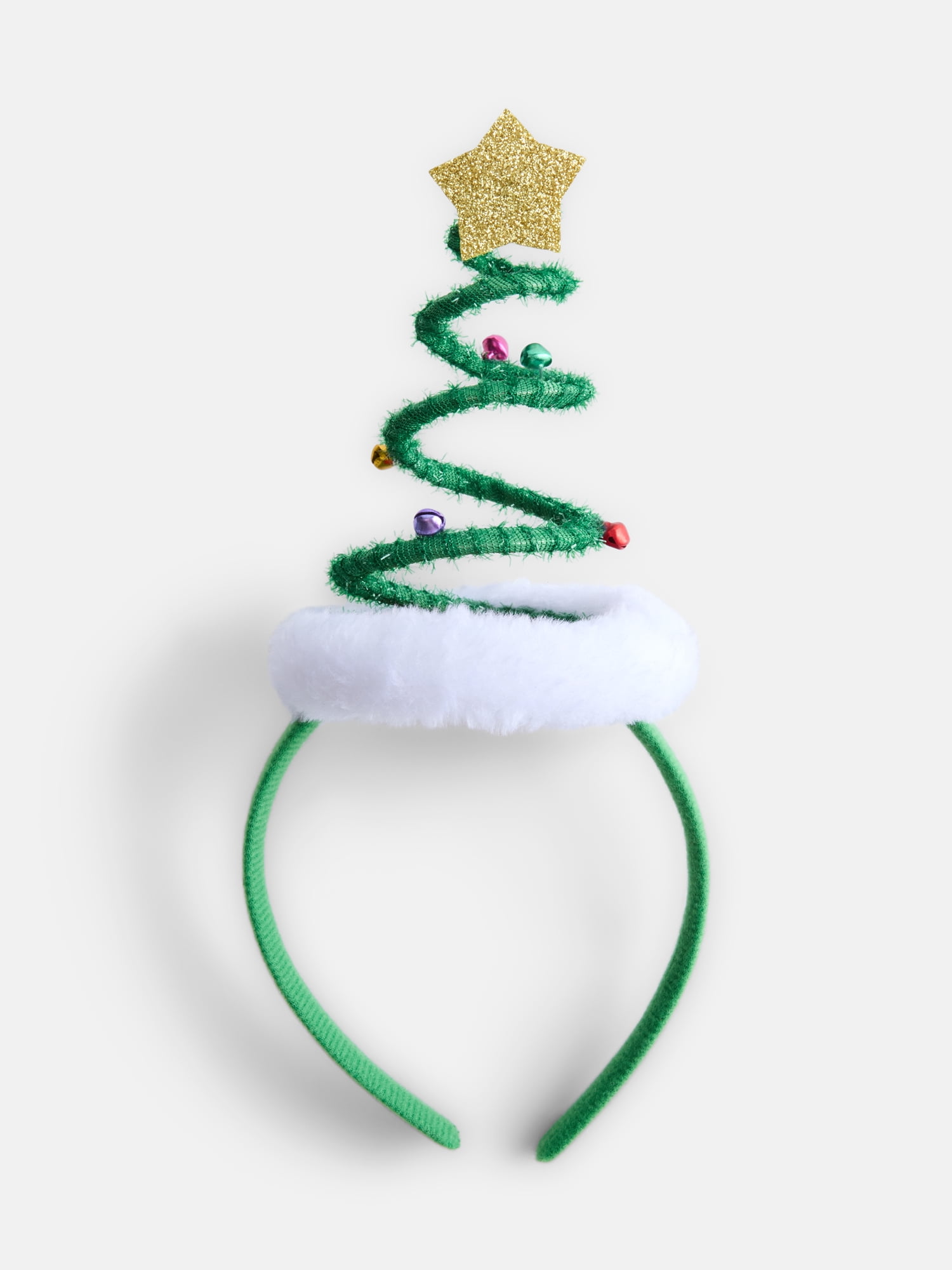 Holiday Time Women's Swirl Christmas Tree Headband