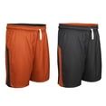 thumbnail image 1 of SWISH Reversible Basketball Short - ORANGE,BLACK - 2XL, 1 of 1
