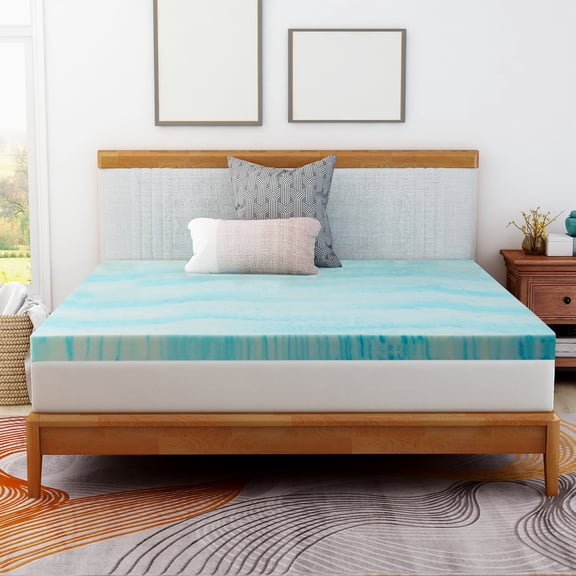 SWISH WEAVERS 3'' King Memory Foam Mattress Topper, Mattress Topper CertiPUR-US Certified