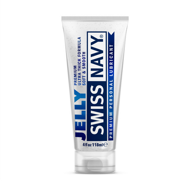 SWISS NAVY Premium Jelly Personal Lubricant 4oz, Ultra Thick Formula
